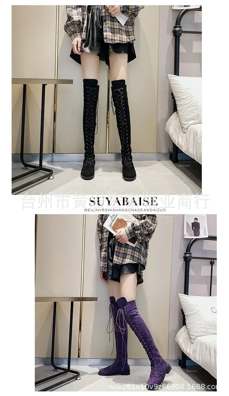 Western Over-the-knee Boots