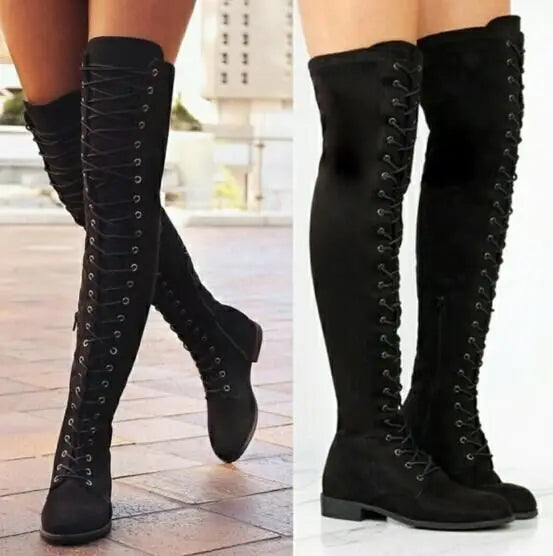 Western Over-the-knee Boots