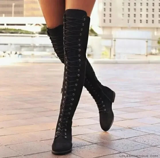 Western Over-the-knee Boots